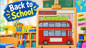 🇬🇧 Discover London! | Let's Go See – A London Adventure | Back to School - Kingdom Kids Zone, Little Learners - Let's Go See