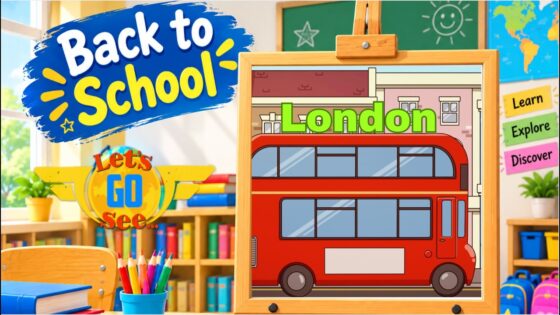 🇬🇧 Discover London! | Let's Go See – A London Adventure | Back to School - Kingdom Kids Zone, Little Learners - Let's Go See