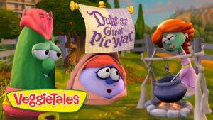Be Third! 💛 Think of Others First! 🥧 Duke And The Great Pie War 💪 VeggieTales - Kids TV Series, Kingdom Kids Zone - VeggieTales Official