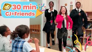 Sunday School Jams & More! | 30 Minutes of Praise & Worship 🥳 | CJ and Friends - Kingdom Kids Zone, Shows - CJ and Friends