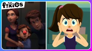 Tom Thomas Gets Stuck in The Elevator | The Fixies | Educational Cartoons For Kids - Kingdom Kids Zone, Little Learners - The Fixies
