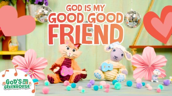 🎵 God is My Good, Good Friend! ✝️ | Fun Christian Songs for Toddlers - Kingdom Kids Zone, Sing With Me - God's Greenhouse | Bible Songs for Kids (by Minno)