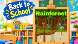 Learn about Monkeys! | Let's Go See – Amazon Rainforest Adventure | Back to School - Kingdom Kids Zone, Little Learners - Let's Go See