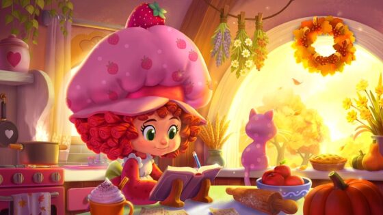 Strawberry Shortcake Cosy Fall Vibes 🍂 Relaxing Sounds for Studying & Calm - Kids TV Series, Kingdom Kids Zone - Strawberry Shortcake - WildBrain