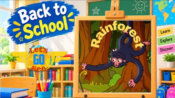 Explore the Jungle! | Let's Go See – Amazon Rainforest Adventure | Back to School - Kingdom Kids Zone, Little Learners - Let's Go See