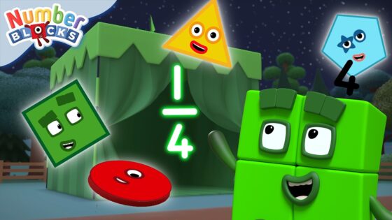 A Guide to Fractions | Learn Early Maths Skills for Kids | Numberblocks - Kingdom Kids Zone, Little Learners - Numberblocks