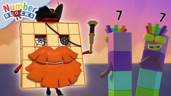 Captain Hex Beards Return! | Halloween Math for Kids Compilation | Numberblocks - Kingdom Kids Zone, Little Learners - Numberblocks