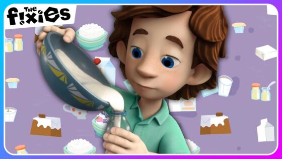 Tom Thomas is Whipping Something Up in The Kitchen | The Fixies | Educational Cartoons For Kids - Kingdom Kids Zone, Little Learners - The Fixies