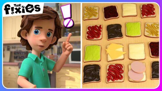 Tom Thomas' Bread Experiment 🍞 | The Fixies | Educational Cartoons For Kids - Kingdom Kids Zone, Little Learners - The Fixies