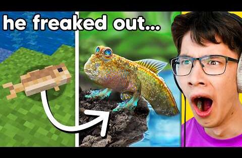 🎭🎮 I Killed My Friends Minecraft Walking Fish, So I Got One in Real Life