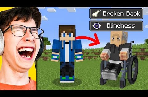 😈🎮 I Fooled My Friend Making Him OLD in Minecraft