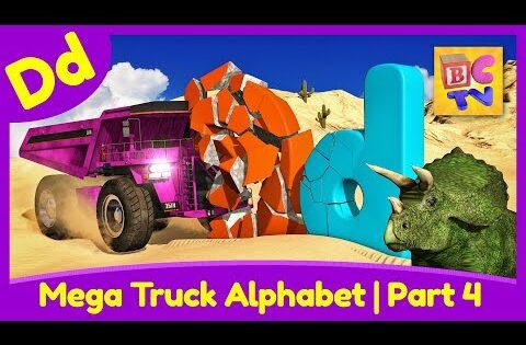 Learn ABCs and Alphabet for Kids with Vehicles and Lizzy the Dog