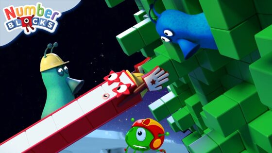 Aliens? In Numberland? | Halloween Math for Kids Compilation | Numberblocks - Kingdom Kids Zone, Little Learners - Numberblocks