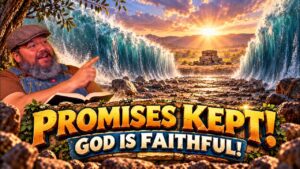 Promise Kept! Crossing the Jordan River | Back in My Day Week 4 | Kids Bible Story - Kingdom Kids Zone, Shows - The LKIDS Show