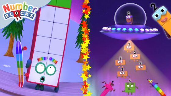 The Terrible Two's Spooky Adventure | Halloween Math for Kids Compilation | Numberblocks - Kingdom Kids Zone, Little Learners - Numberblocks