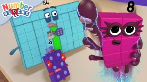 Octoblock 8 Saves the Day! | Learn to Count for Kids Compilation | Number Cartoon | Numberblocks - Kingdom Kids Zone, Little Learners - Numberblocks