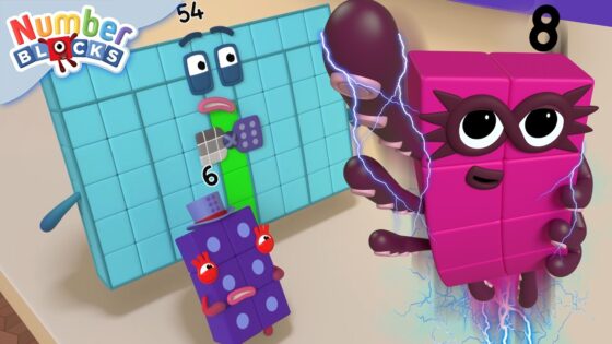 Octoblock 8 Saves the Day! | Learn to Count for Kids Compilation | Number Cartoon | Numberblocks - Kingdom Kids Zone, Little Learners - Numberblocks