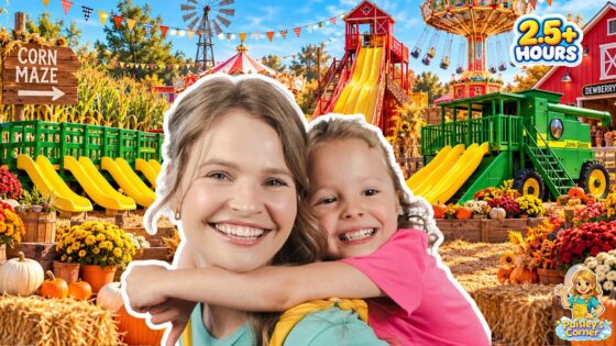 Silly Miss Lily Fall Adventures! Farms, Animals, Cooking, Aquarium & More | Learning Videos for Kids - Kingdom Kids Zone, Little Learners, Shows - Paisley's Corner - Educational Videos for Kids
