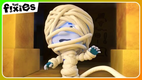 Is That a Mummy? | The Fixies Halloween | Educational Cartoons For Kids - Kingdom Kids Zone, Little Learners - The Fixies
